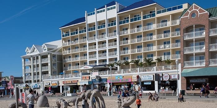 The Park Place hotel in Ocean City MD
