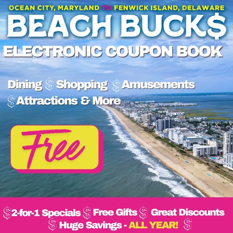 BEACH BUCKS COUPON BOOK