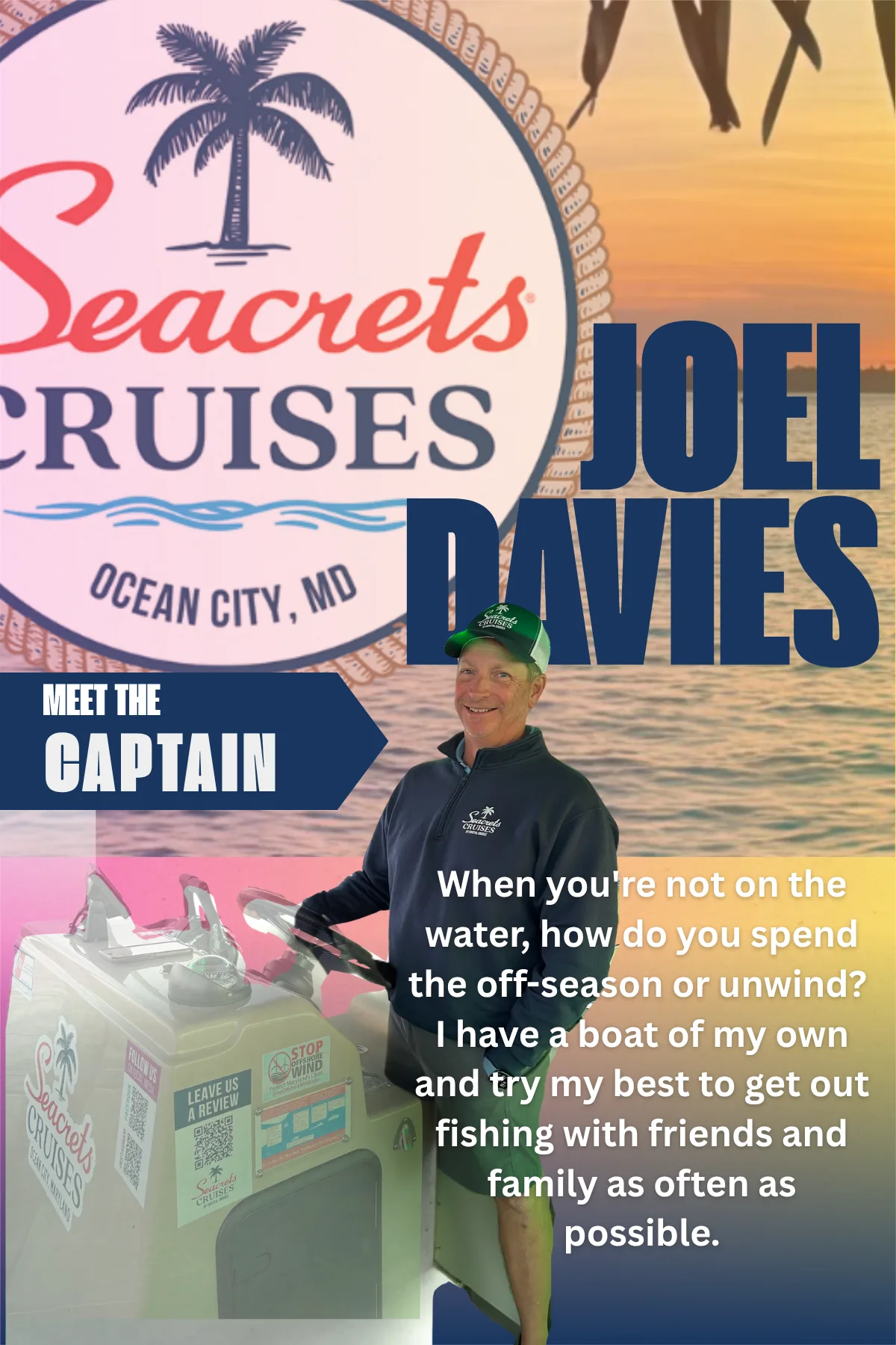 Meet the Captain: Joel Davies of Seacrets Cruises