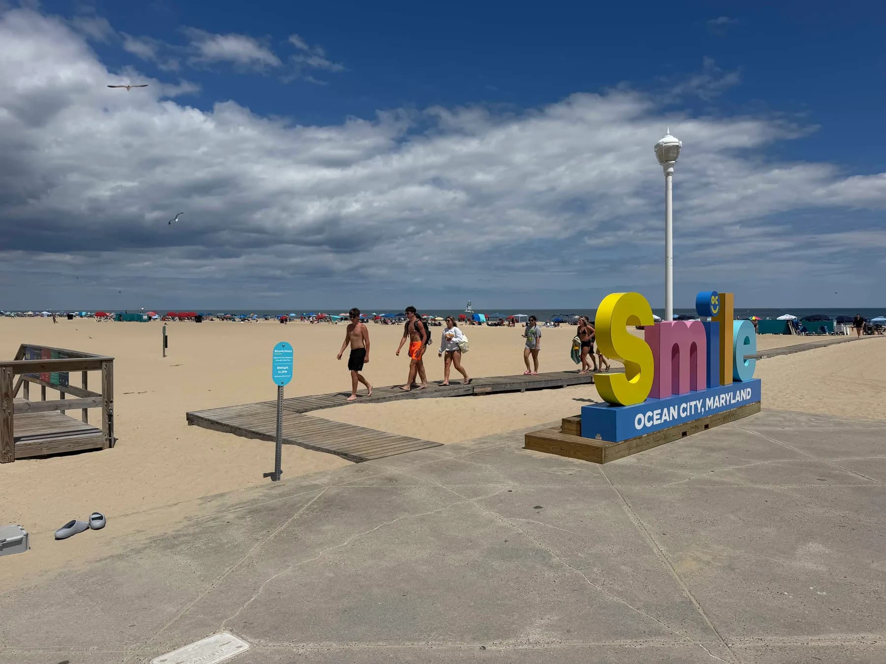 smile at the beach in ocean city md