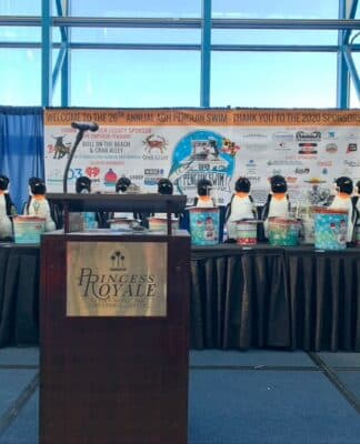 Penguins Plunged and Funds Raised for Atlantic General Hospital!