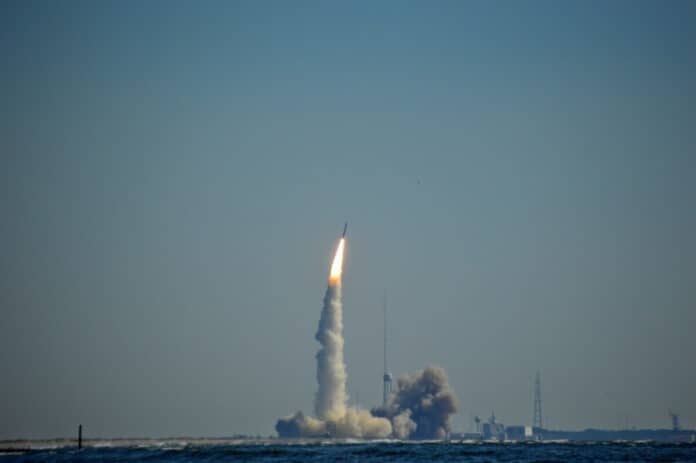 Minotaur Rocket Launched Today from Wallops Island - Visible from Ocean City