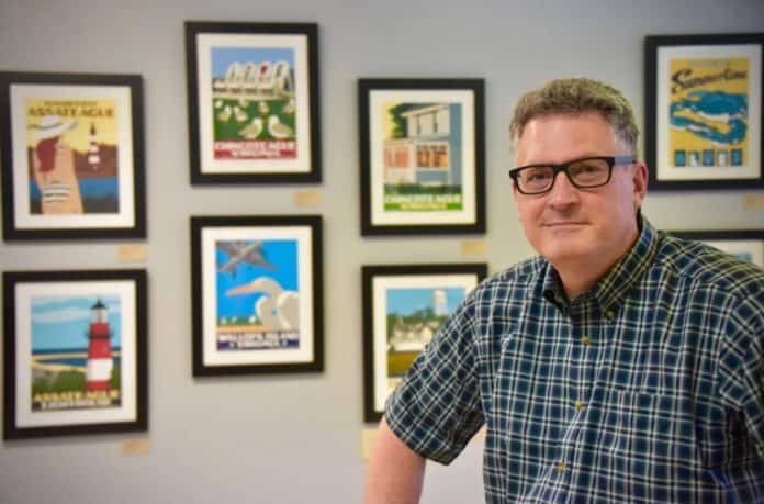 Colorful silkscreen art and an annual memorial show fill the Art League this July