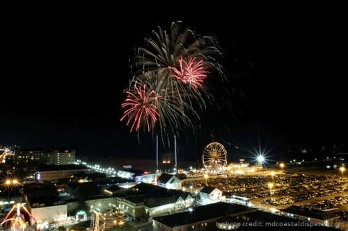 Fireworks in Ocean City, MD