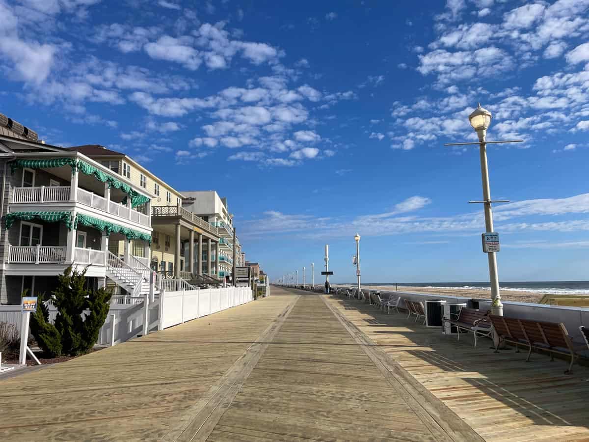 Springtime Strolls: Capturing the Charm of Ocean City's Boardwalk