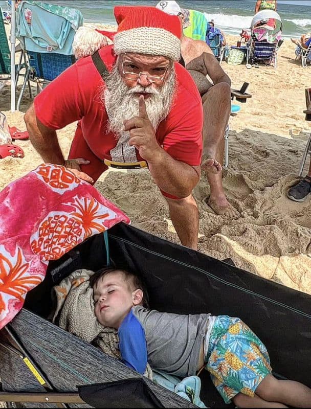 Christmas, Santa, Ocean City, Maryland