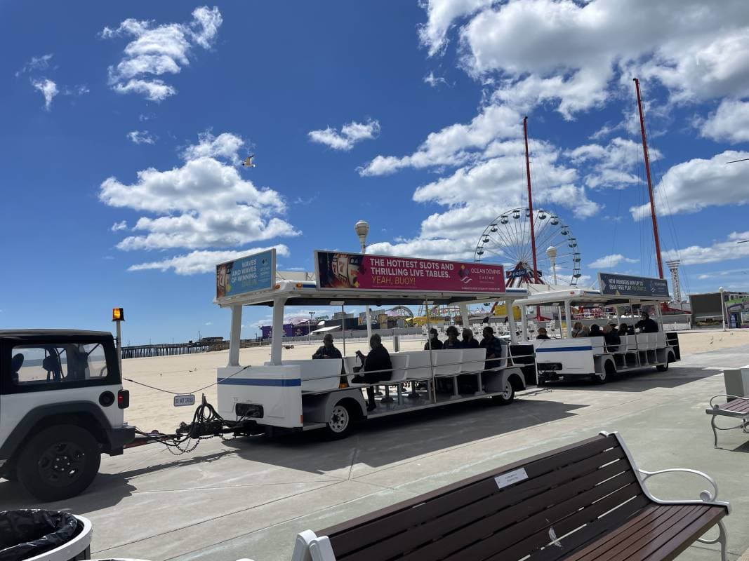 Boardwalk Tram in Ocean City Md