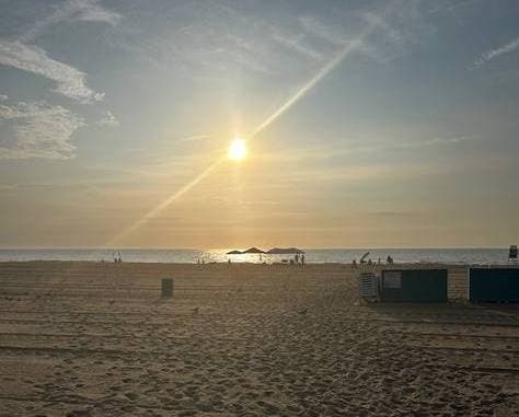 Ocean City sunrise from OC Boardwalk near 24th Street