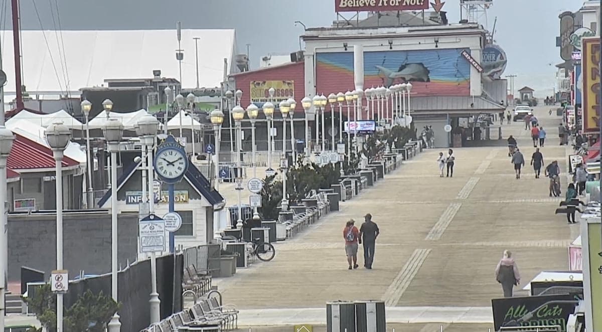 Boardwalk Cam from the Plim Plaza