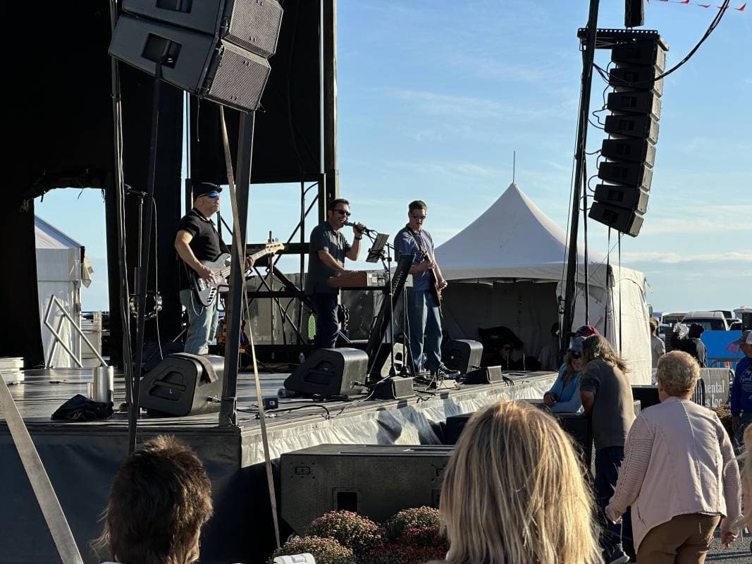 sunfest ocean city band on stage