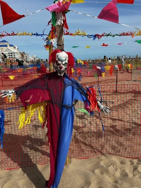 Halloween Beach Maze in Ocean City, Maryland.