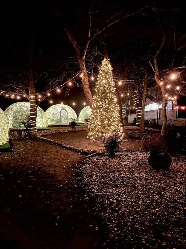 Windmill Creek Winery is a charming igloo dining experience within minutes of Ocean City, Maryland.