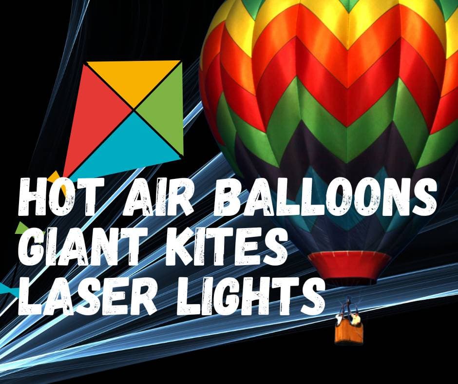 hot air balloon festival - end of summer in ocean city