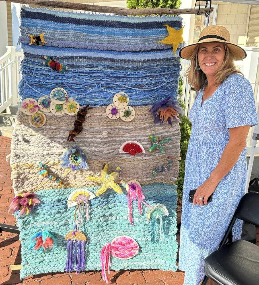 Beth Deeley ~ Community Weaving Project Art League