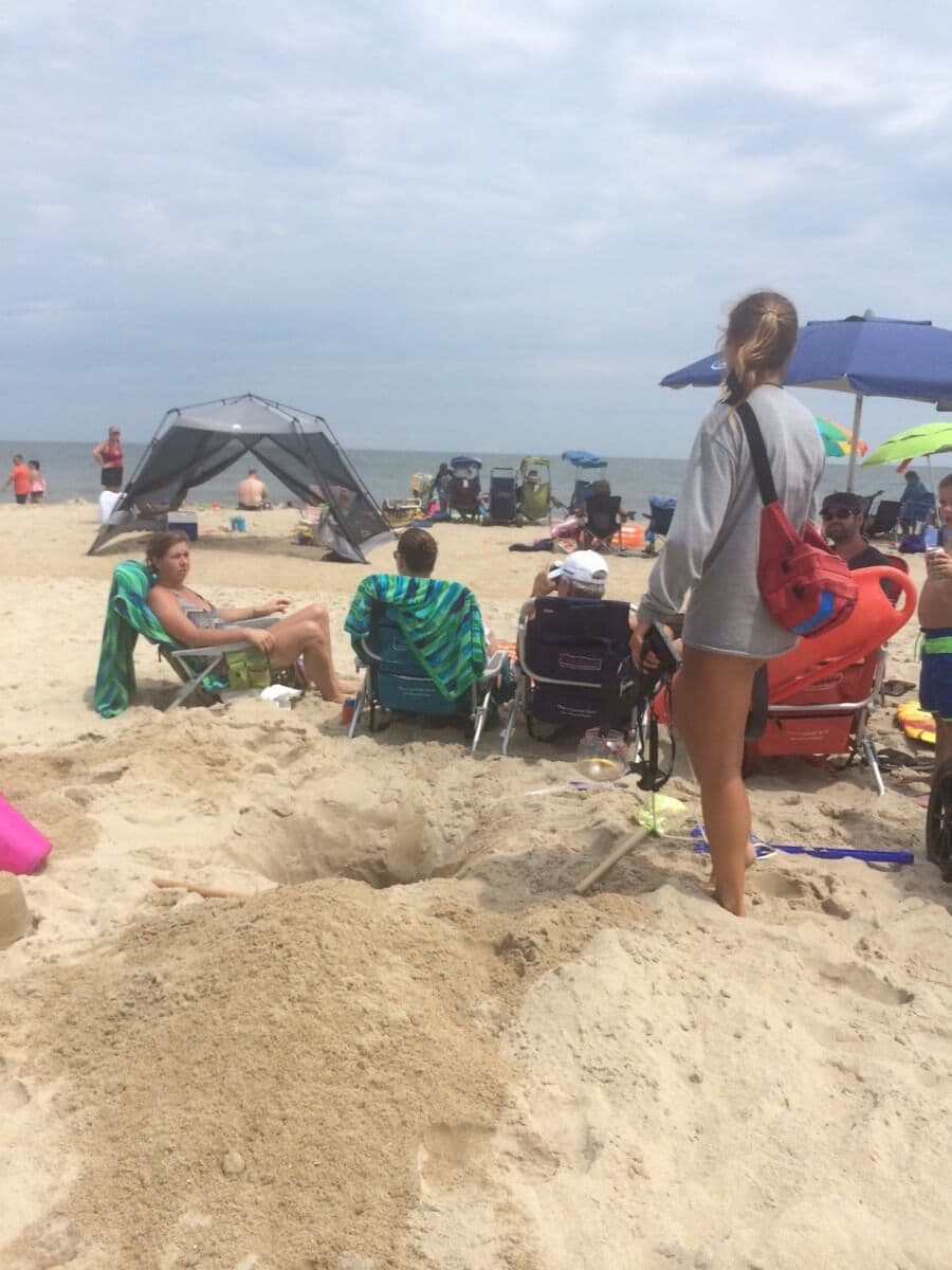 The Rule About Digging at the Beach