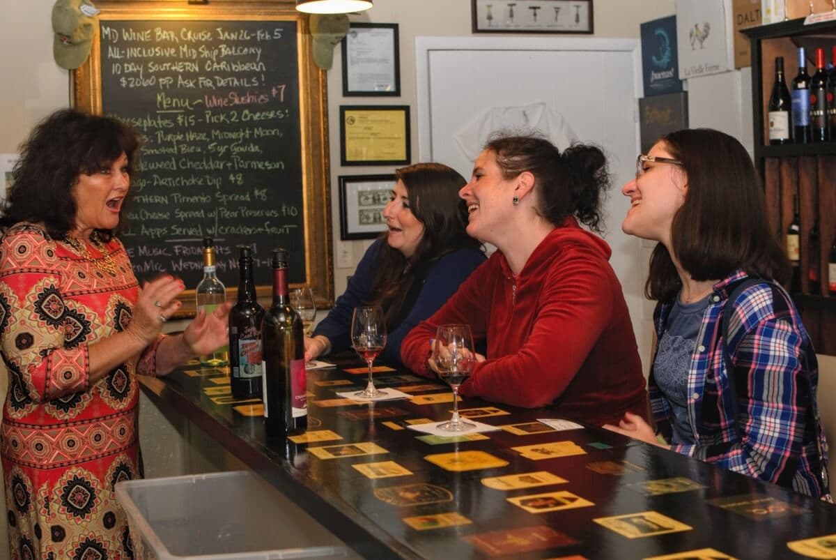 A lazy afternoon at the Maryland Wine Bar