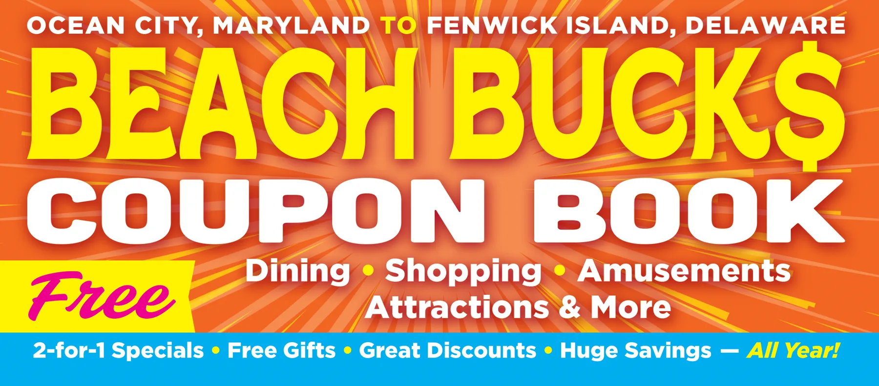 2026/2027 BEACH BUCKS COUPON BOOK