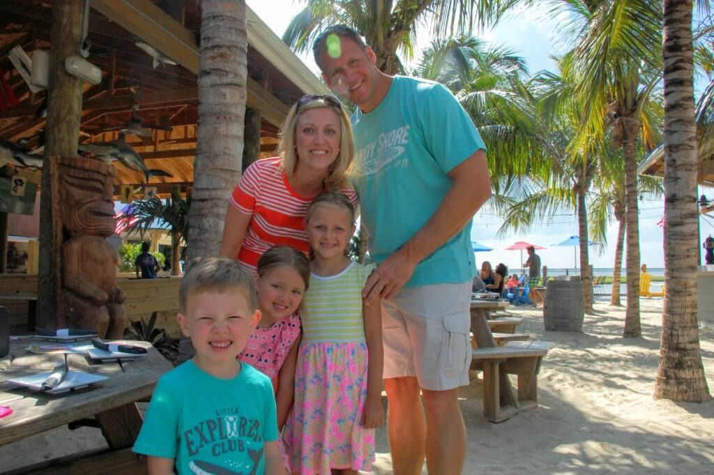 Noah and Mya Howard and Olivia Walter were happy to run off into the play area while Maura Howard and Randy Walker ordered dinner for the group.