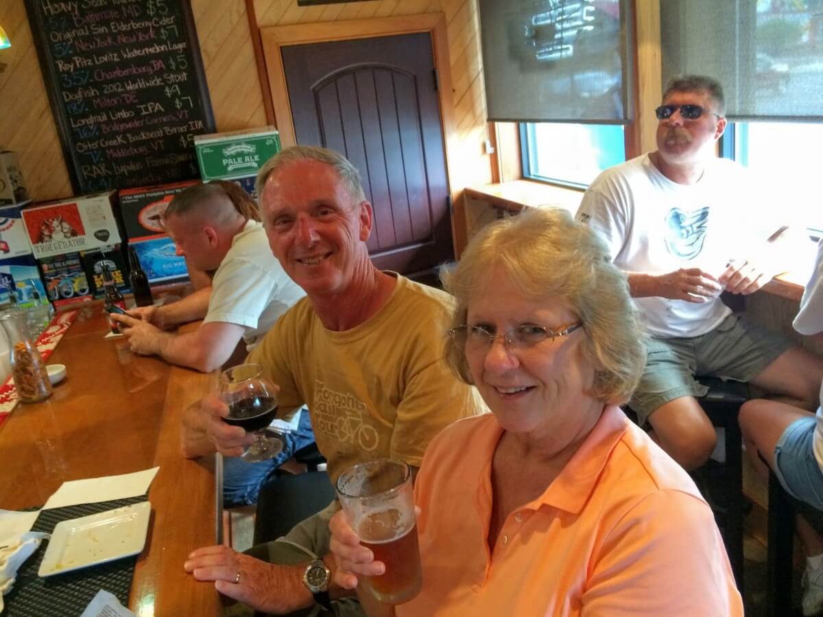 people at a bar