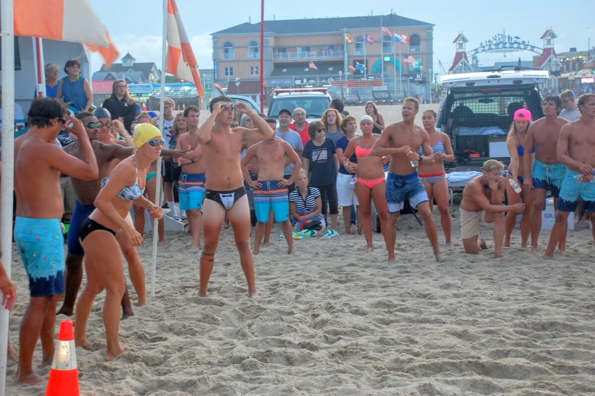Training to be a lifeguard means you are ready to be part of a team that takes lifesaving as well as conditioning very seriously