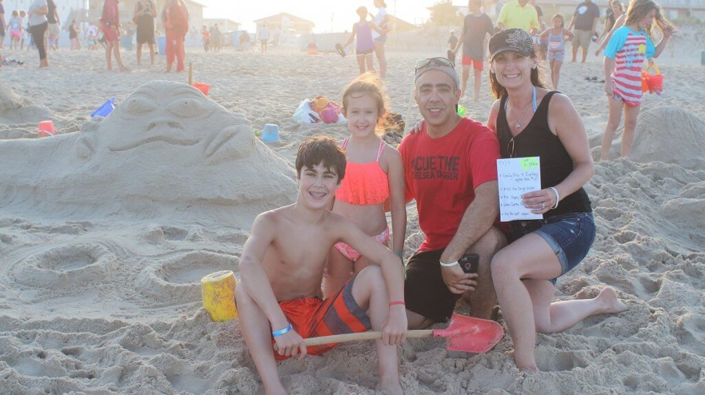 Beach Olympics winners
