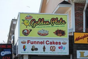 Golden plate