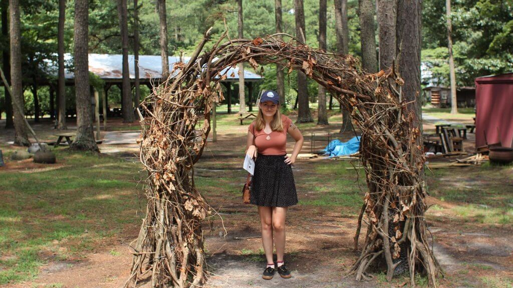Furnace town arch