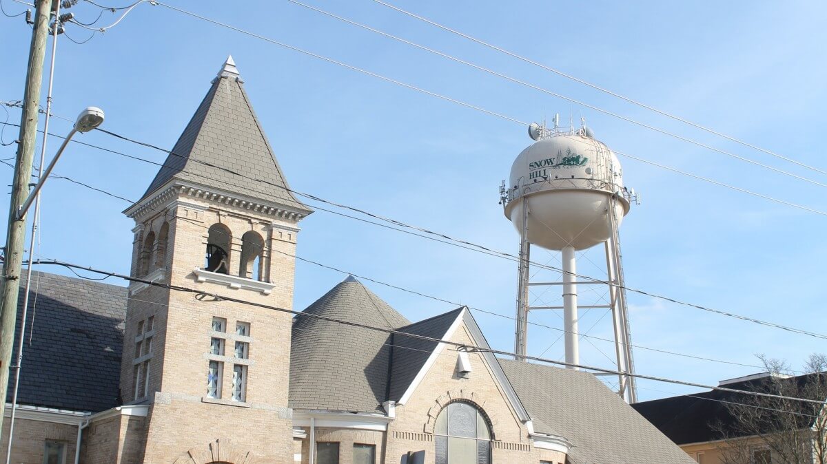 Snow Hill water tower