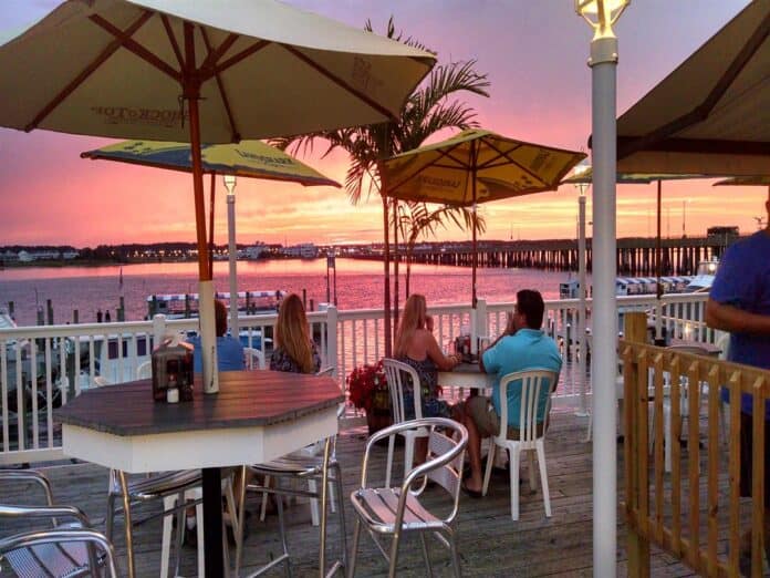 Cambria Hotel Bayview and Route 50 bridge