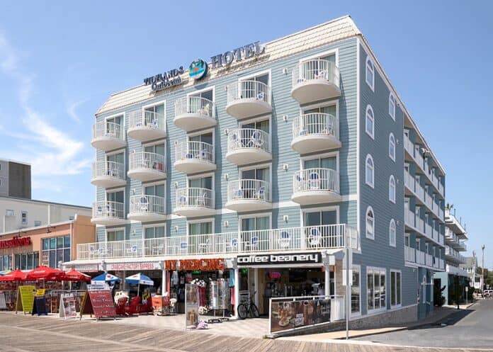 Boardwalk Hotels in Ocean City - 2042 Tidelands 696x497