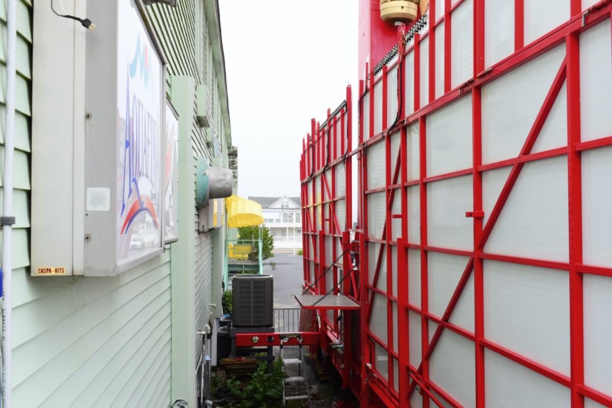Boardwalk alley