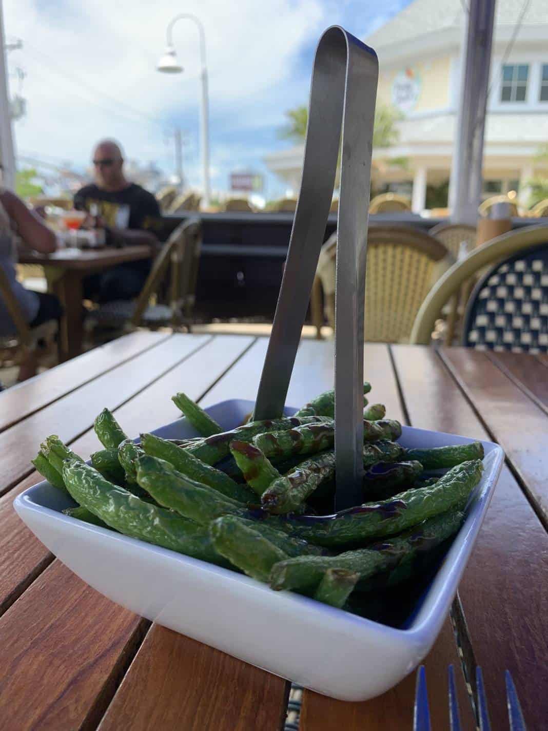 Green beans at Longboard Cafe Ocean City Md