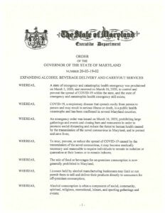 Gov Hogan Exec Order