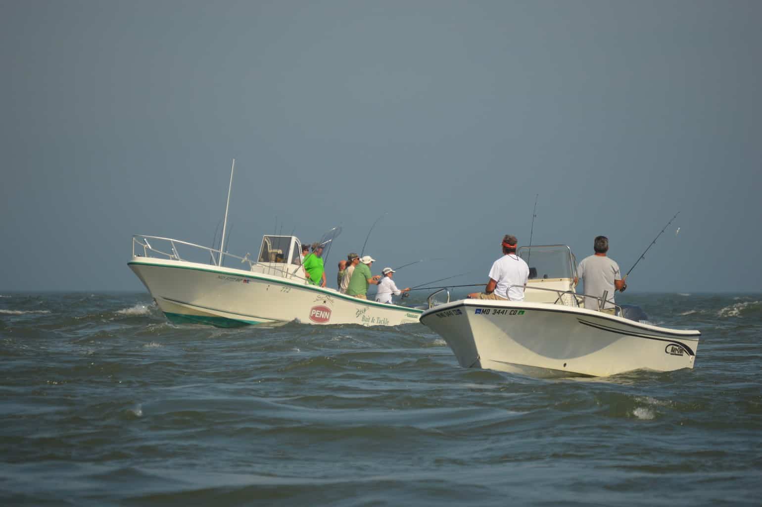 boats watching the oc airshow