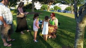 Face painting at Northside Park