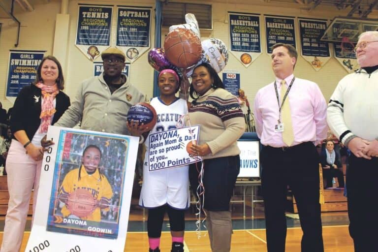 Decatur junior Dayona Godwin hits 1,000th point