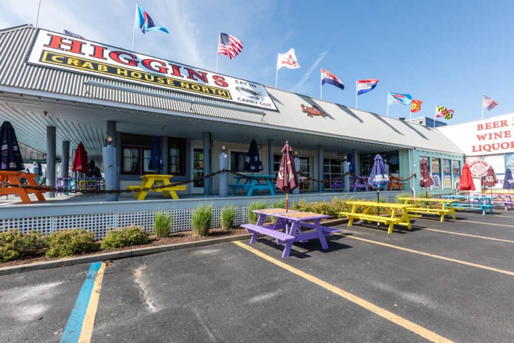 Higgins Crab House Outdoor Dining
