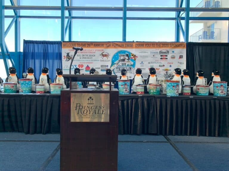 Penguins Plunged and Funds Raised for Atlantic General Hospital!