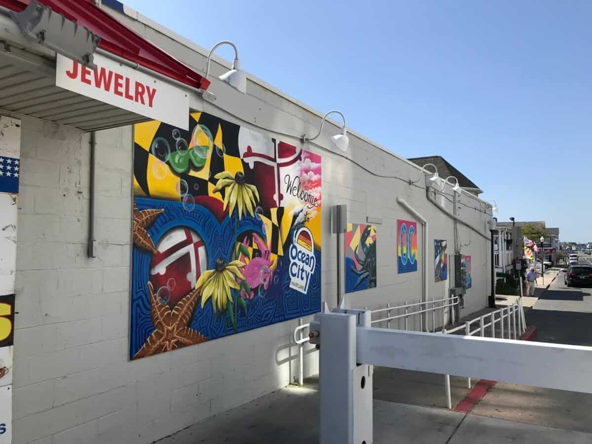 Dorchester Street Public Art Project Panel, Ocean City, Maryland