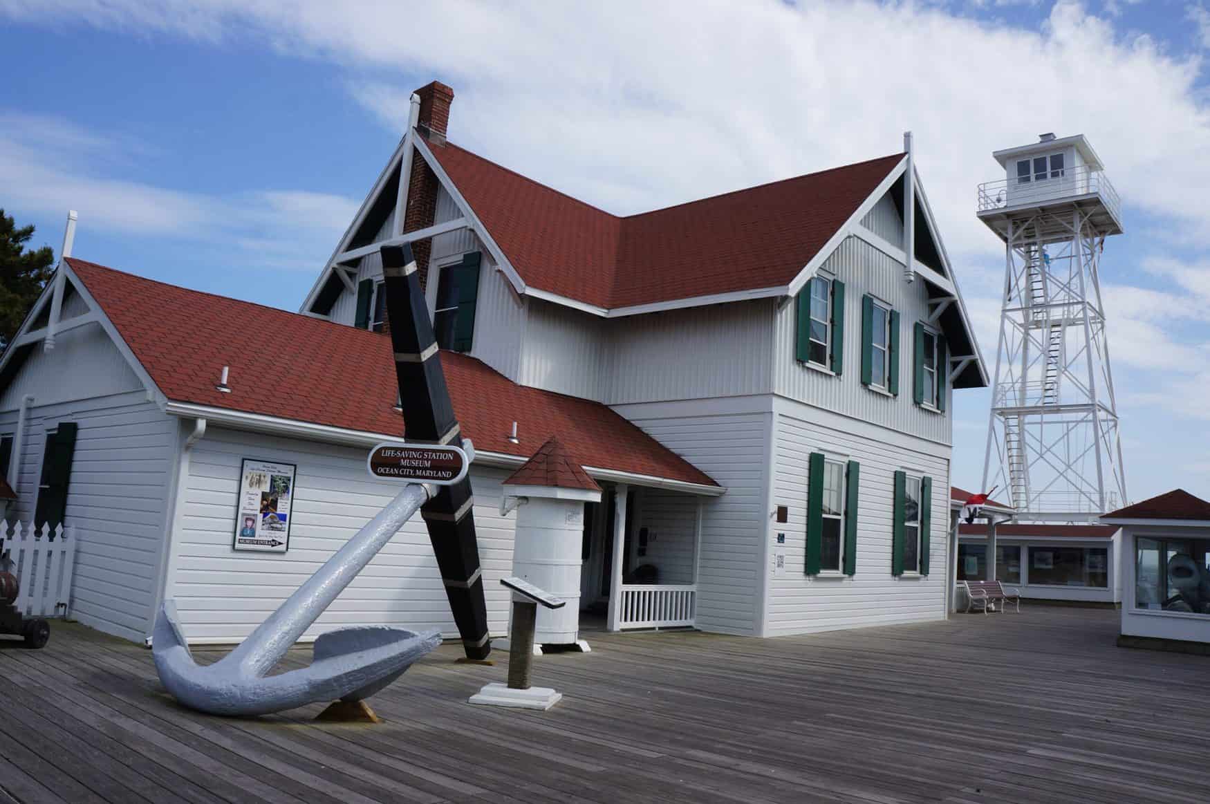 Pier Webcam at The Ocean City Life Saving Station Museum -