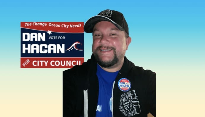 Council Candidate Daniel Hagan Makes His Case to Ocean City Voters