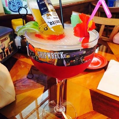 Shipwreck coronarita (strawberry margarita) - Picture of Dead Freddies Island Grill, Ocean City - Tripadvisor