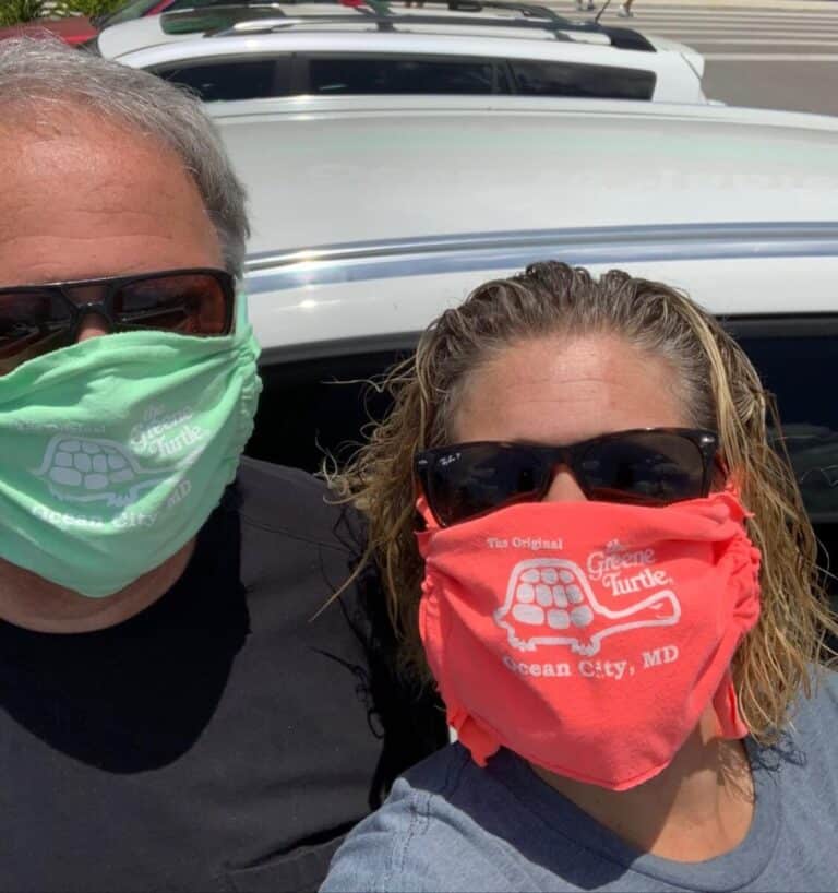Greene Turtle Face Mask