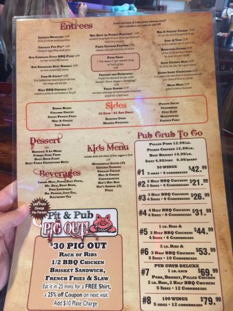 Menu - Picture of 28th Street Pit and Pub, Ocean City - Tripadvisor