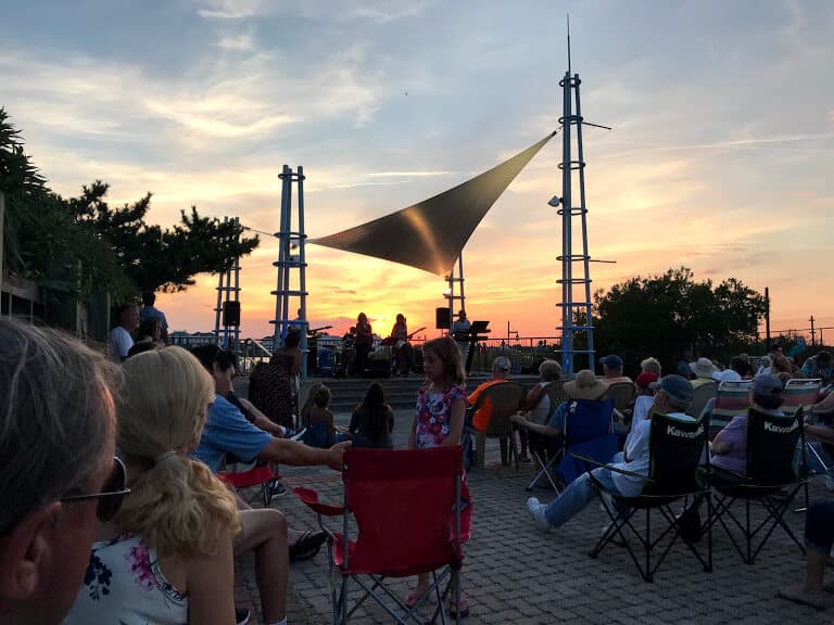 sunset park party night