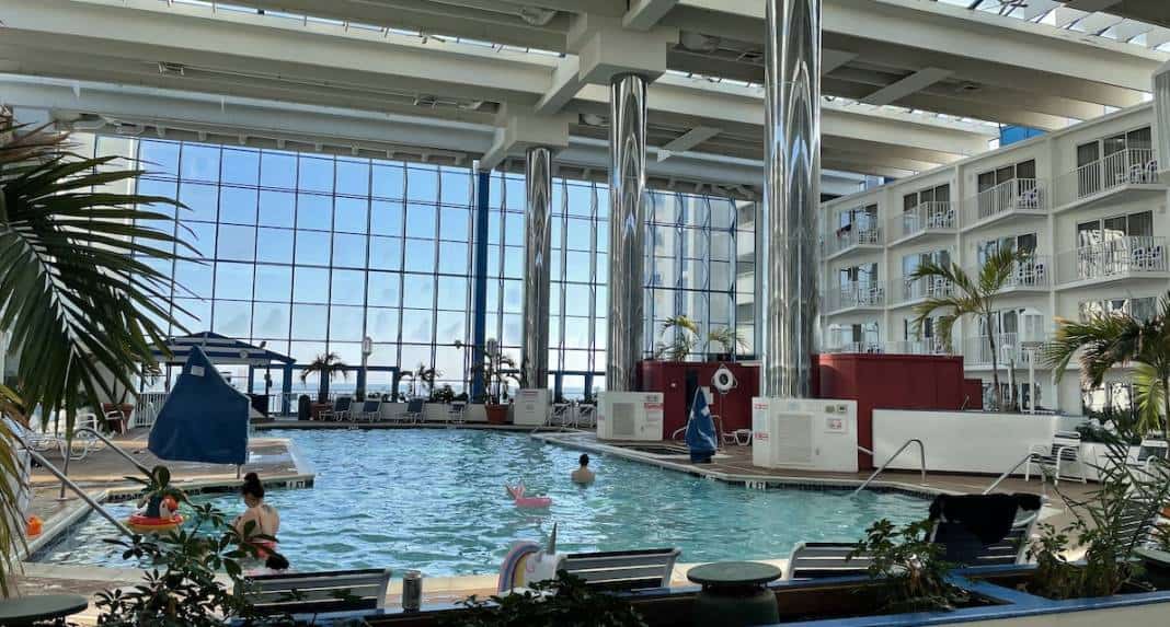 Princess Royale indoor pool and atrium