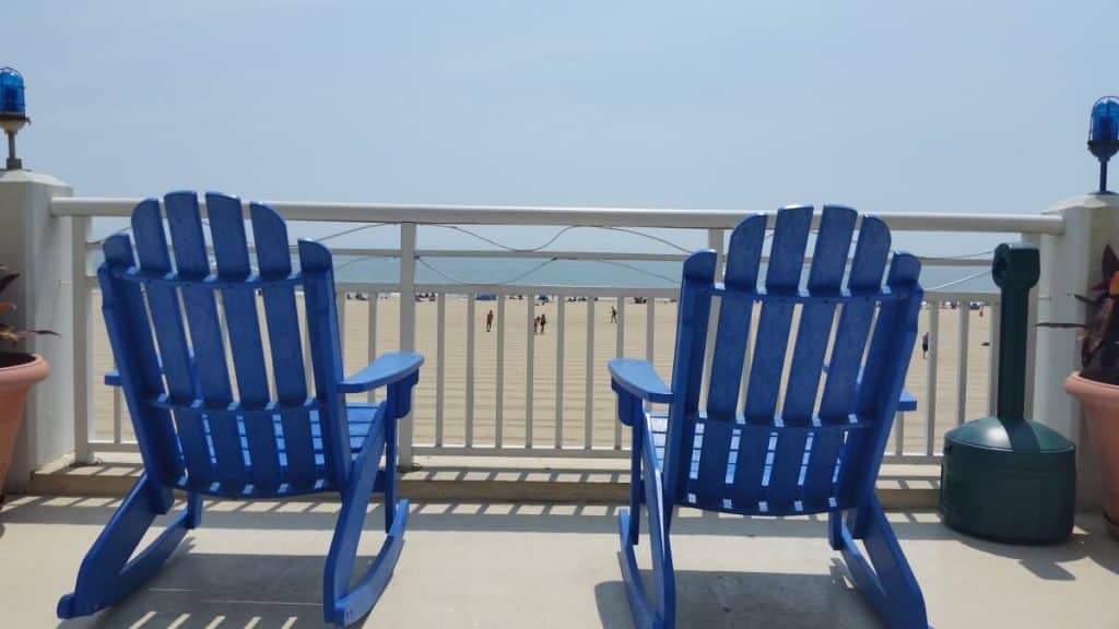 view from Ocean City, Maryland hotels