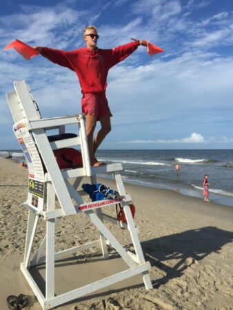 Lifeguard on the Ocean City Beach Patrol