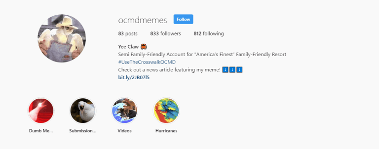 Ocean City meme Instagram wants you to use the crosswalk