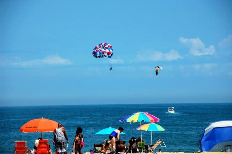 parasailing in OCean City